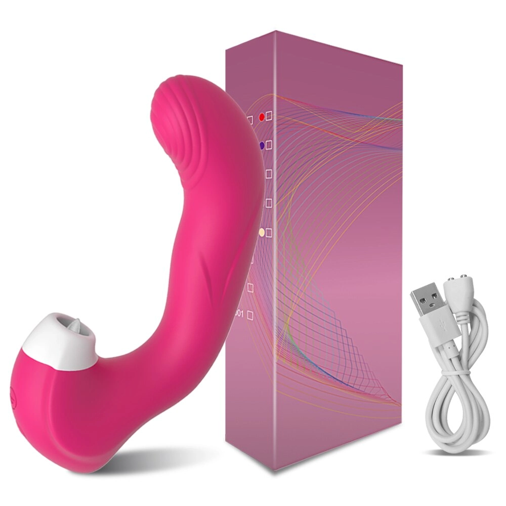 Powerful Clit Sucking Licking Vibrators for Women G Spot Oral Clitoris Sucker Rechargeable Dildo Toys