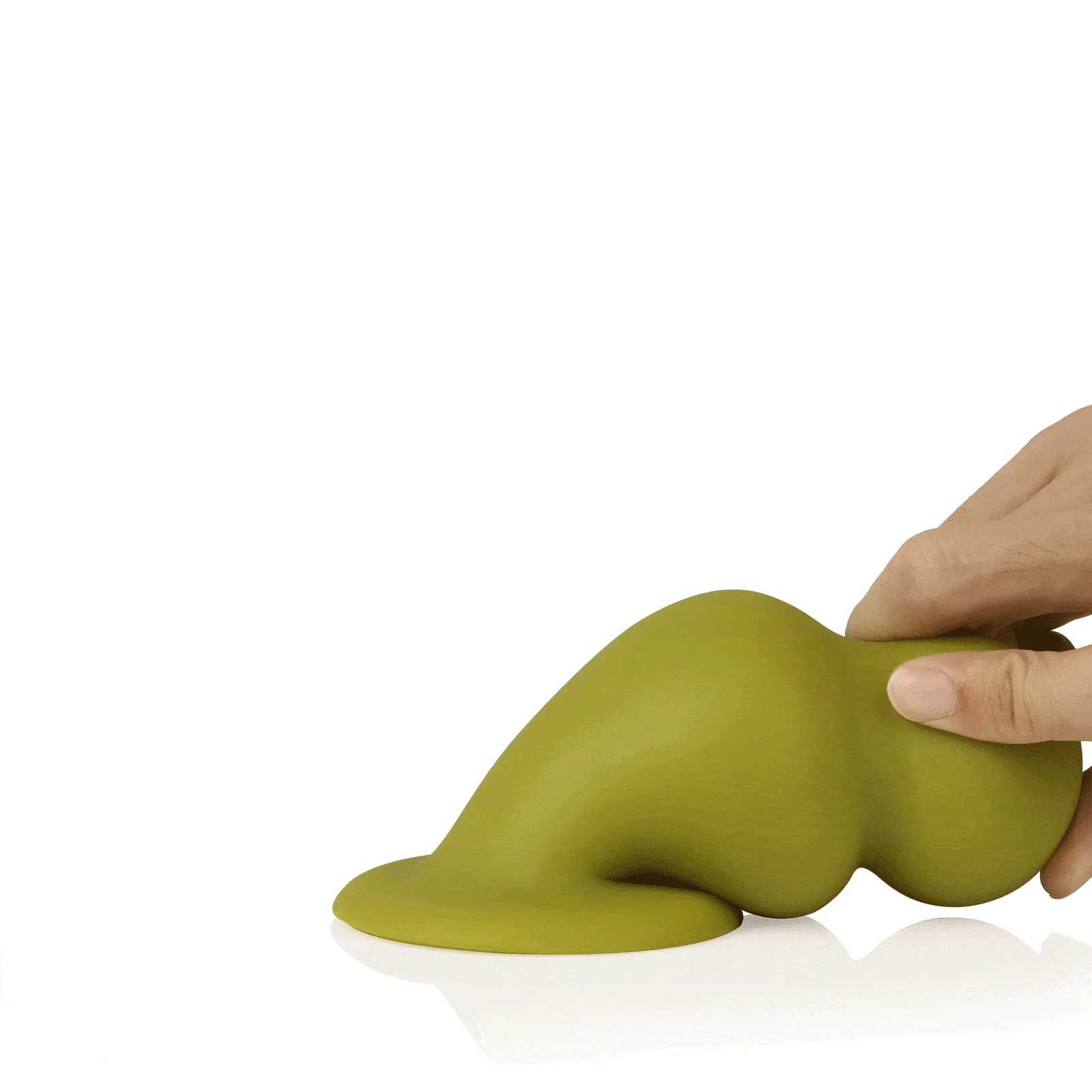 Puke - Small Anal Plug - Silicone Butt Plug - Ribbed Butt Plug