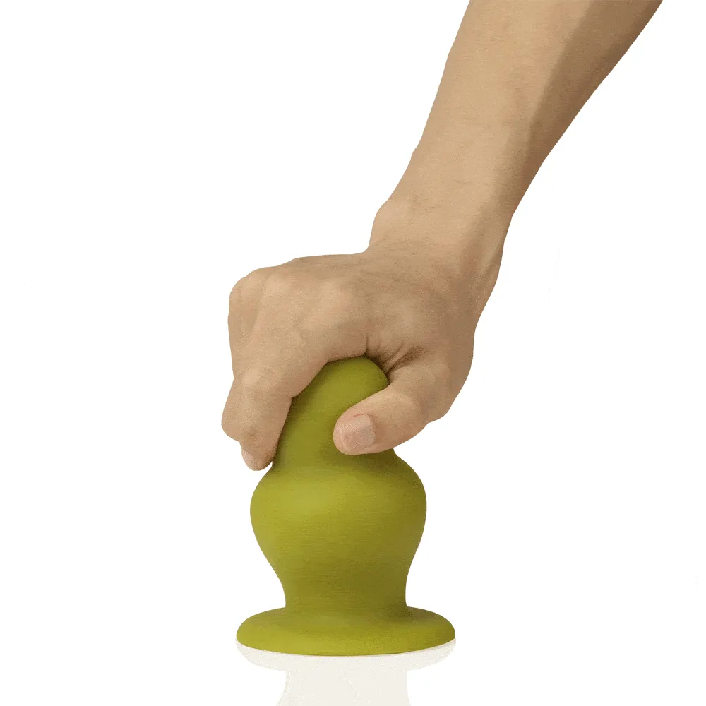 Puke - Small Anal Plug - Silicone Butt Plug - Ribbed Butt Plug