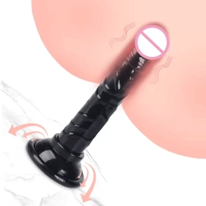 Realistic Dildo Anal Masturbator Sex Toys for Couples Crystal Jelly Dildo Suction Cup Penis Thrusting Dildo for Women