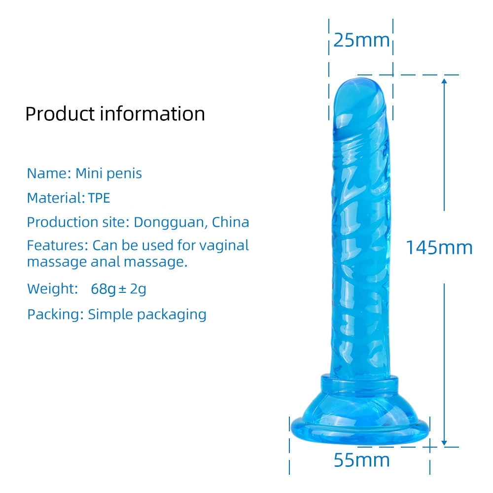 Realistic Dildo Anal Masturbator Sex Toys for Couples Crystal Jelly Dildo Suction Cup Penis Thrusting Dildo for Women