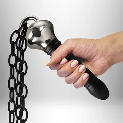 Rocks-Off 10 Speed LUST LINX Silicone Vibrator & Flogger