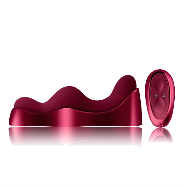 Rocks Off Ruby Glow Rosa Rider | Pleasure Wand & Saddle Remote Controlled Vibrator