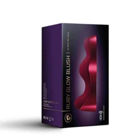 Rocks Off Ruby Glow Rosa Rider | Pleasure Wand & Saddle Remote Controlled Vibrator