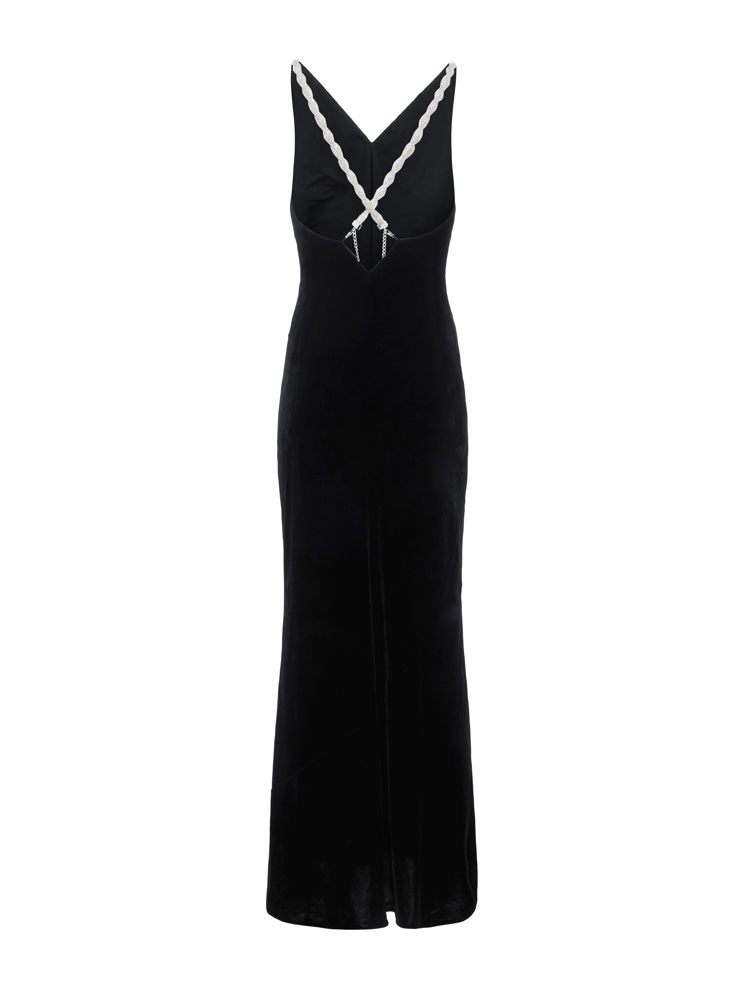 Saint Crystal Strap Gown