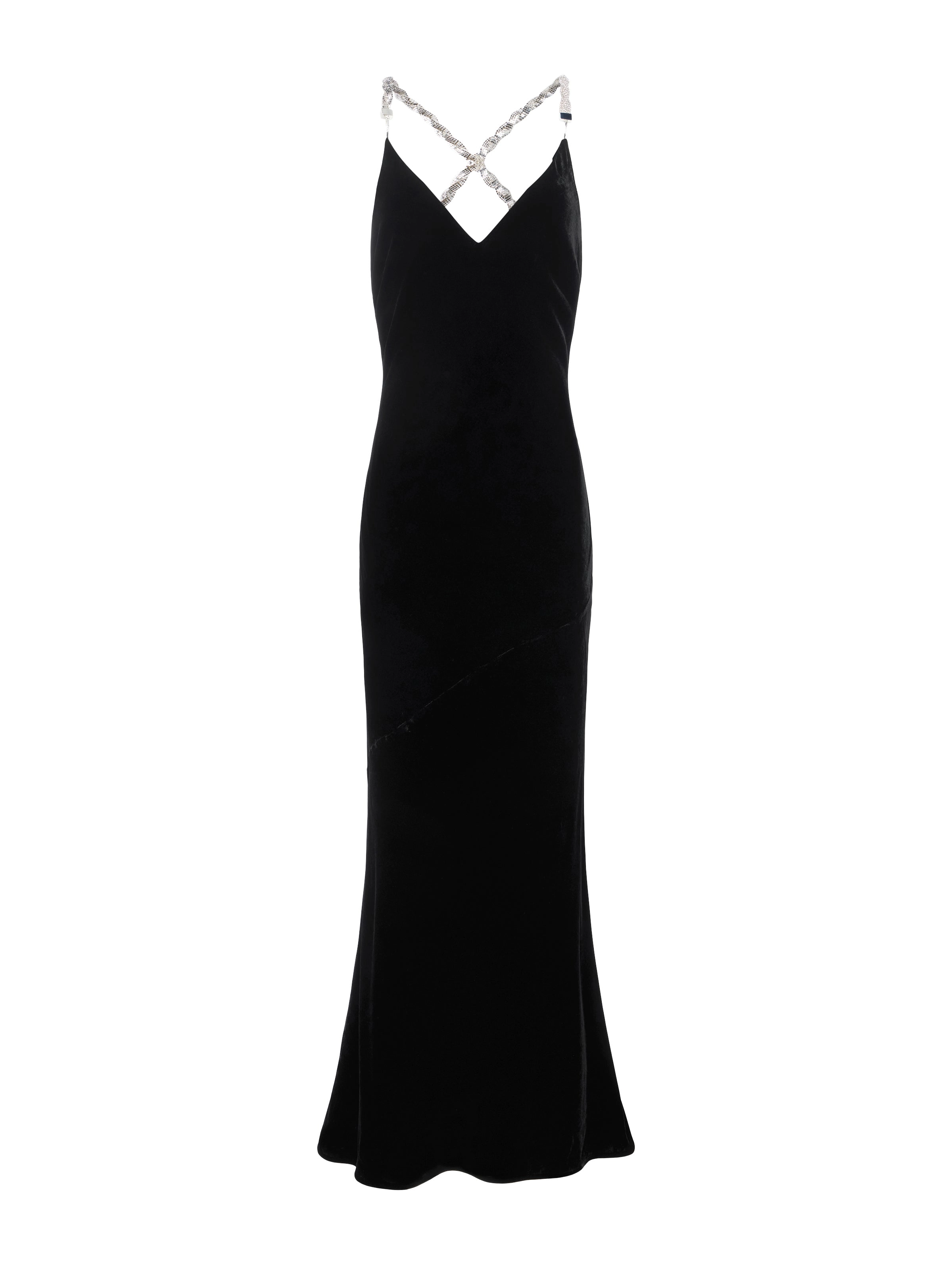 Saint Crystal Strap Gown