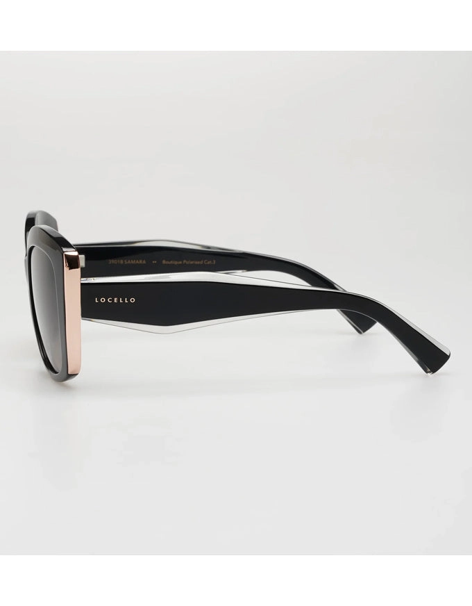 Samara Sunglasses Black Brown