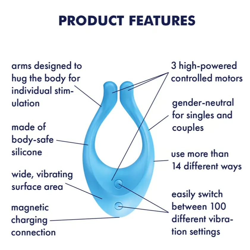 Satisfyer Endless Love Unisex Multipurpose Couples Vibrator