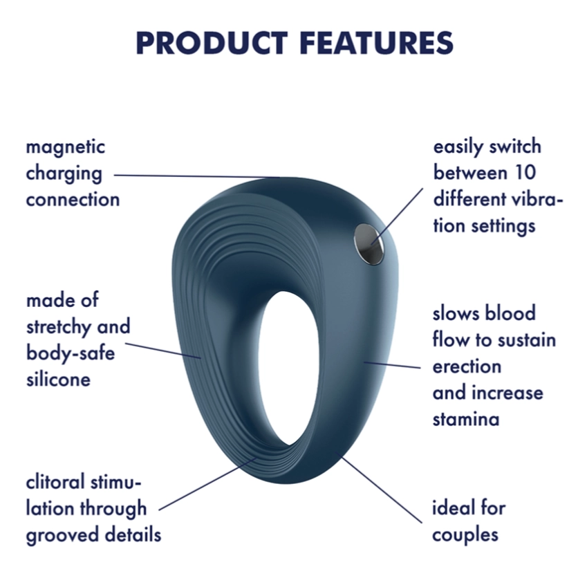 Satisfyer Power Ring | Rechargeable Vibrating Cock Ring