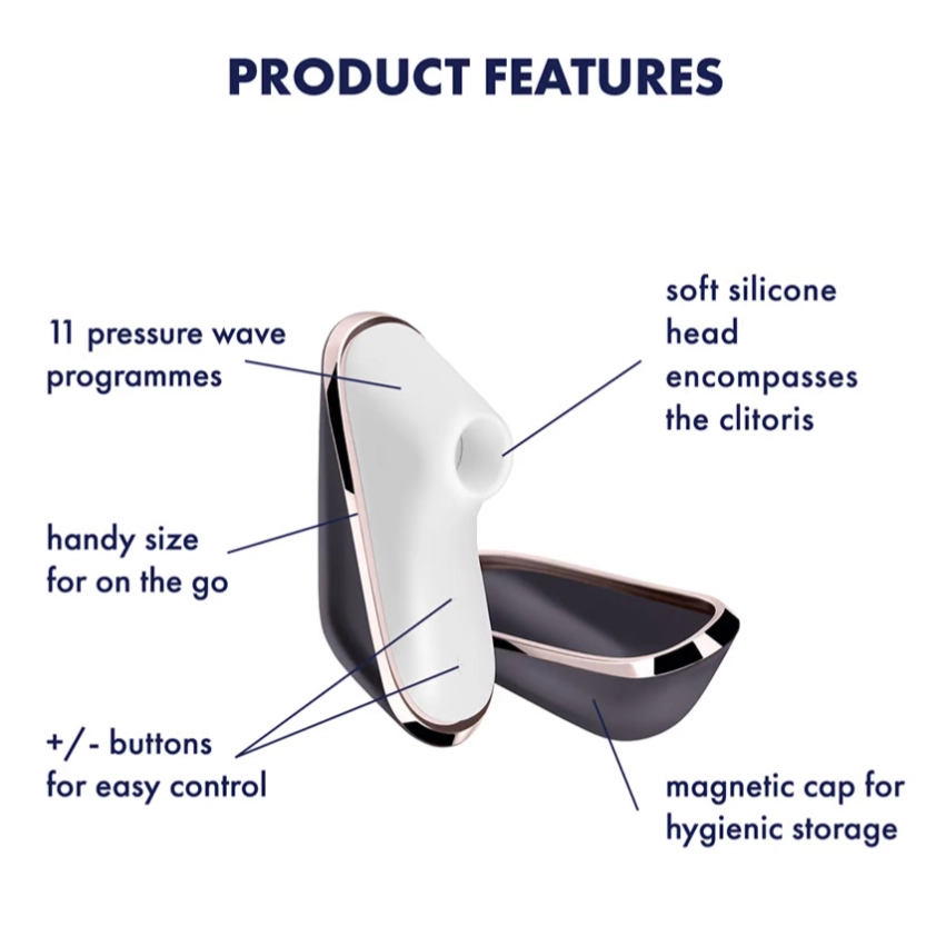 Satisfyer Traveler Air Pulse Clitoral Stimulator