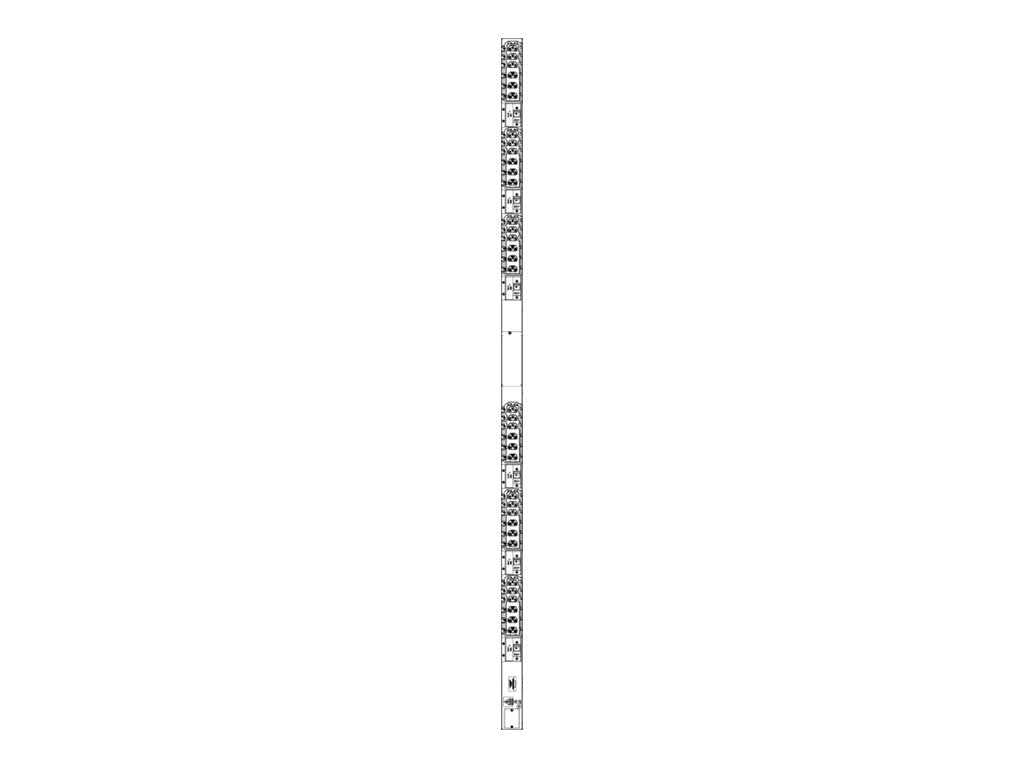 Server Technology PRO3X Smart PDU C3S36RL-YQJE2MT2 - Power distribution unit (rack-mountable) - AC 208 V - 17.3 kW - 3-phase