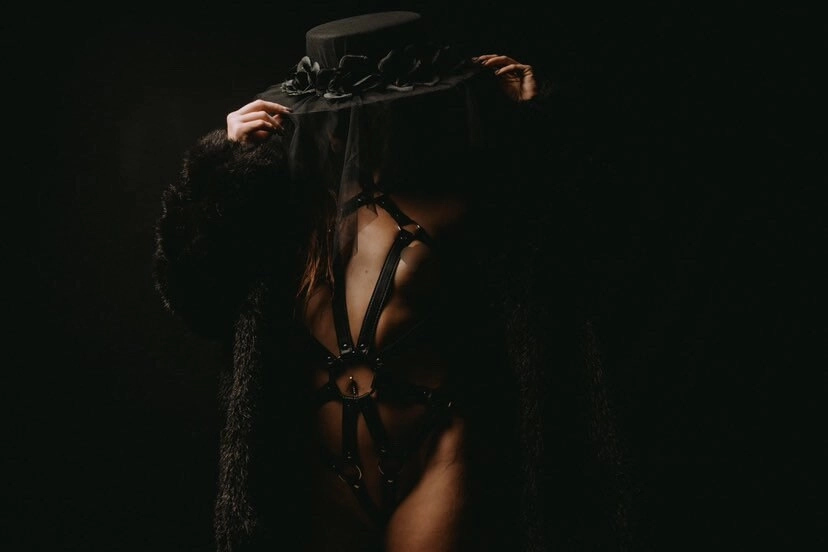 Sexy Full body leather harness lingerie, Rave Wear lingerie, Bdsm erotic lingerie