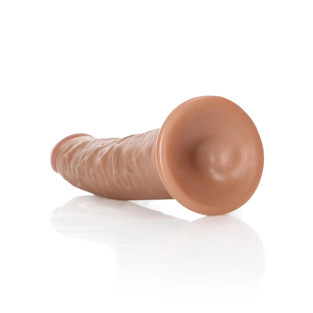 Shots Real Rock Realistic Slim Dildo 6 Inch - Tan