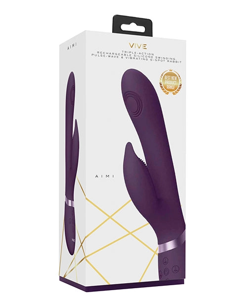 Shots Vive Aimi Pulse G-spot Rabbit In Purple