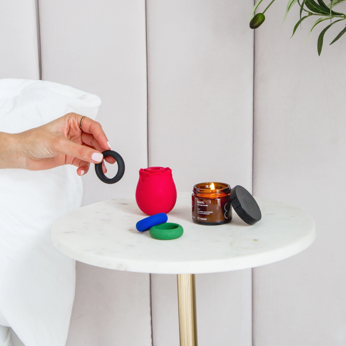 Silicone Cock Ring Trio by Je Joue