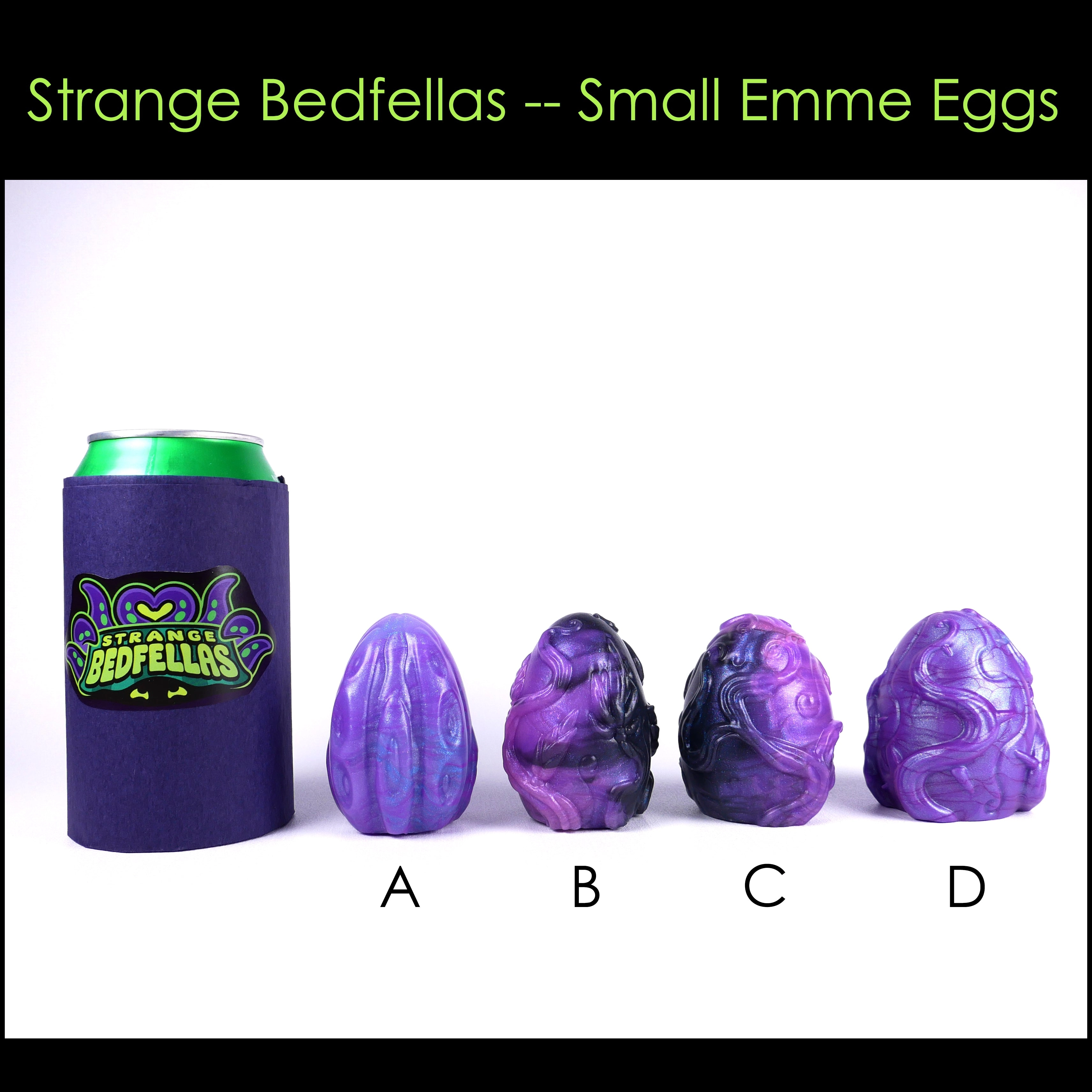 Small Emme Egg Pair -- Soft silicone -- E-1998