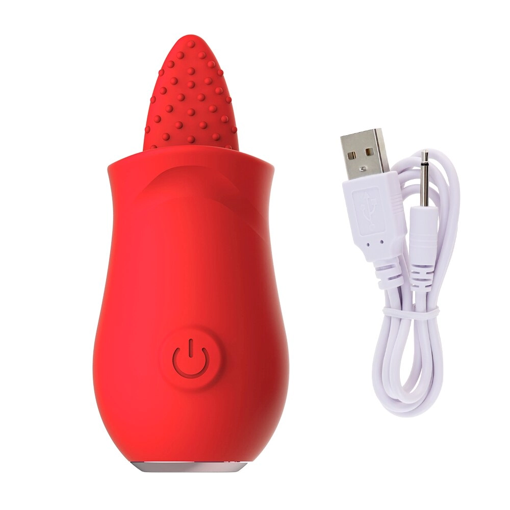 Soft Tongue Licking Vibrator G spot Clitoral Stimulator Mini Clit Rechargeable Nipple Female Masturbator Sex Toys for Women