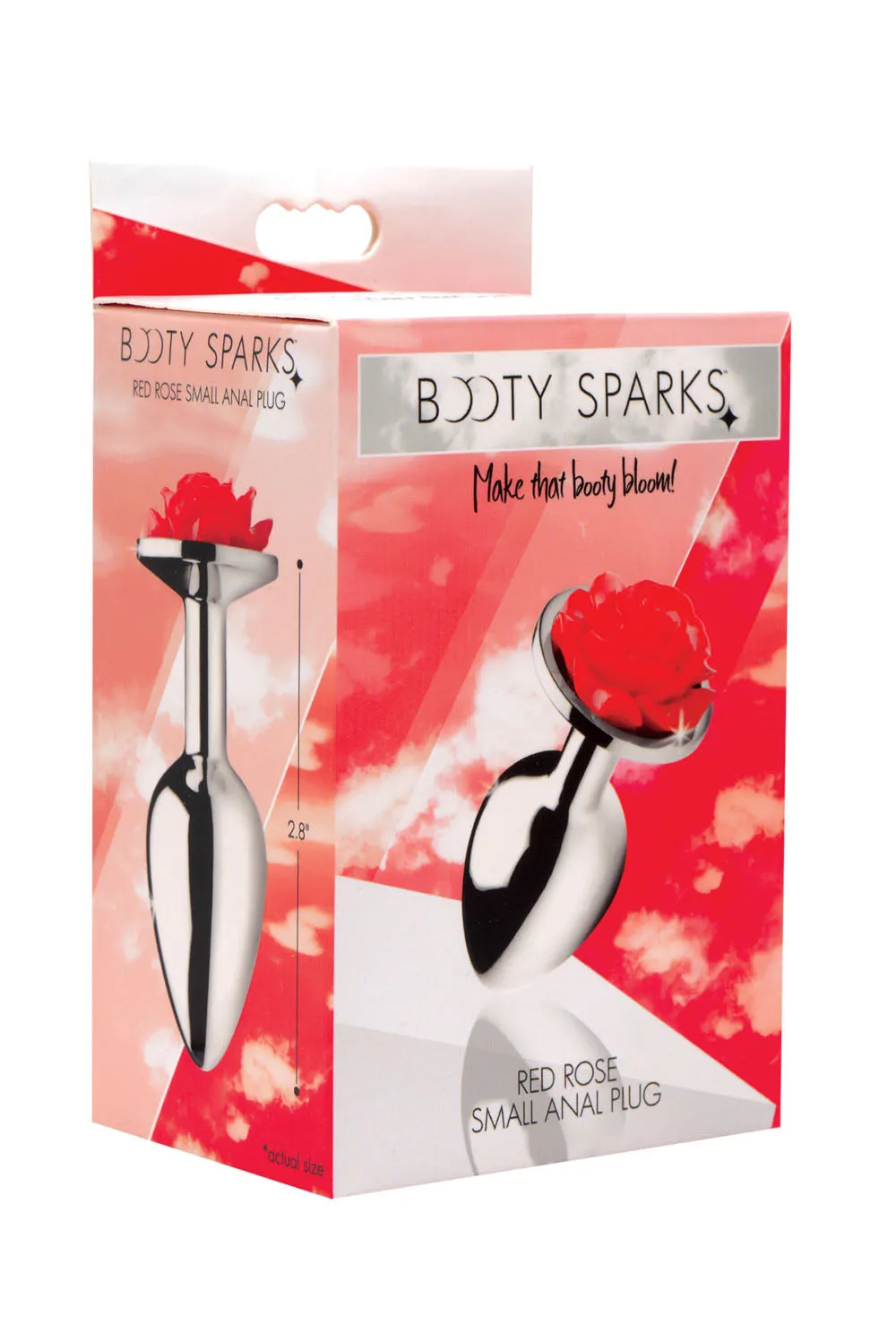 Sparkling Red Rose Anal Plug for Playful Adventures