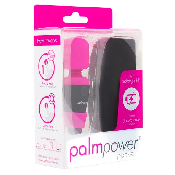 Swan PalmPower POCKET Rechargeable Massage Wand | Clitoral Stimulator