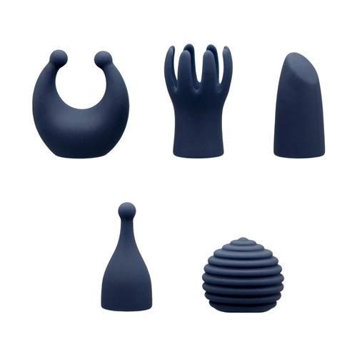 Swan Pillow Talk Secret DESIRES Rechargeable Bullet Vibrator & Attachment Heads | 6 Piece Set