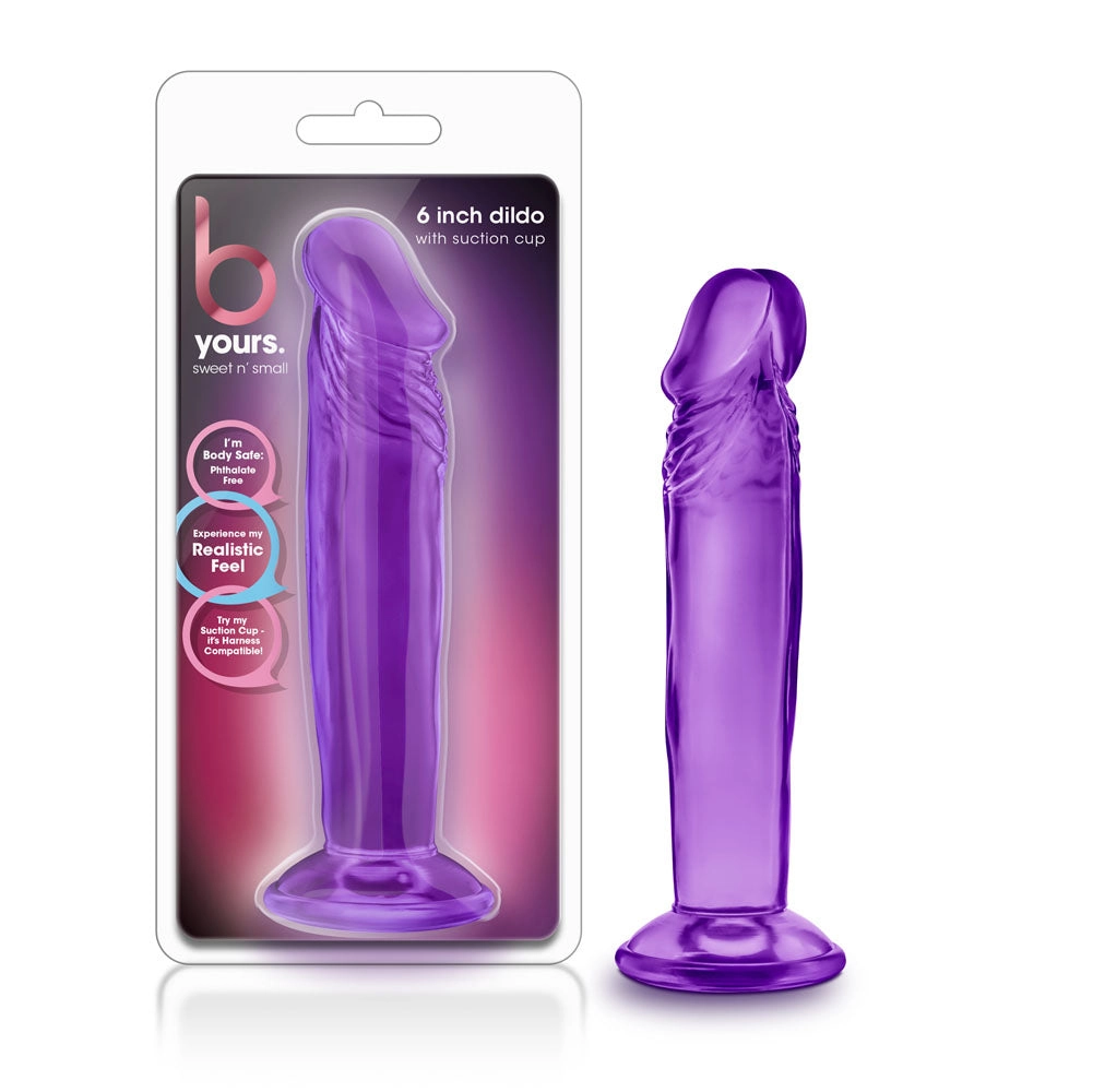 Sweet n' Small 6 Inch Dildo with Suction Cup for Fun Adventures