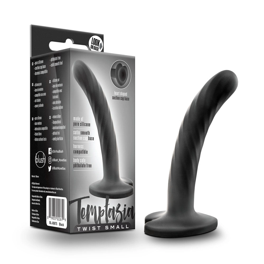 Temptasia Twist: Small Dildo with Suction for G-Spot & Anal Fun!