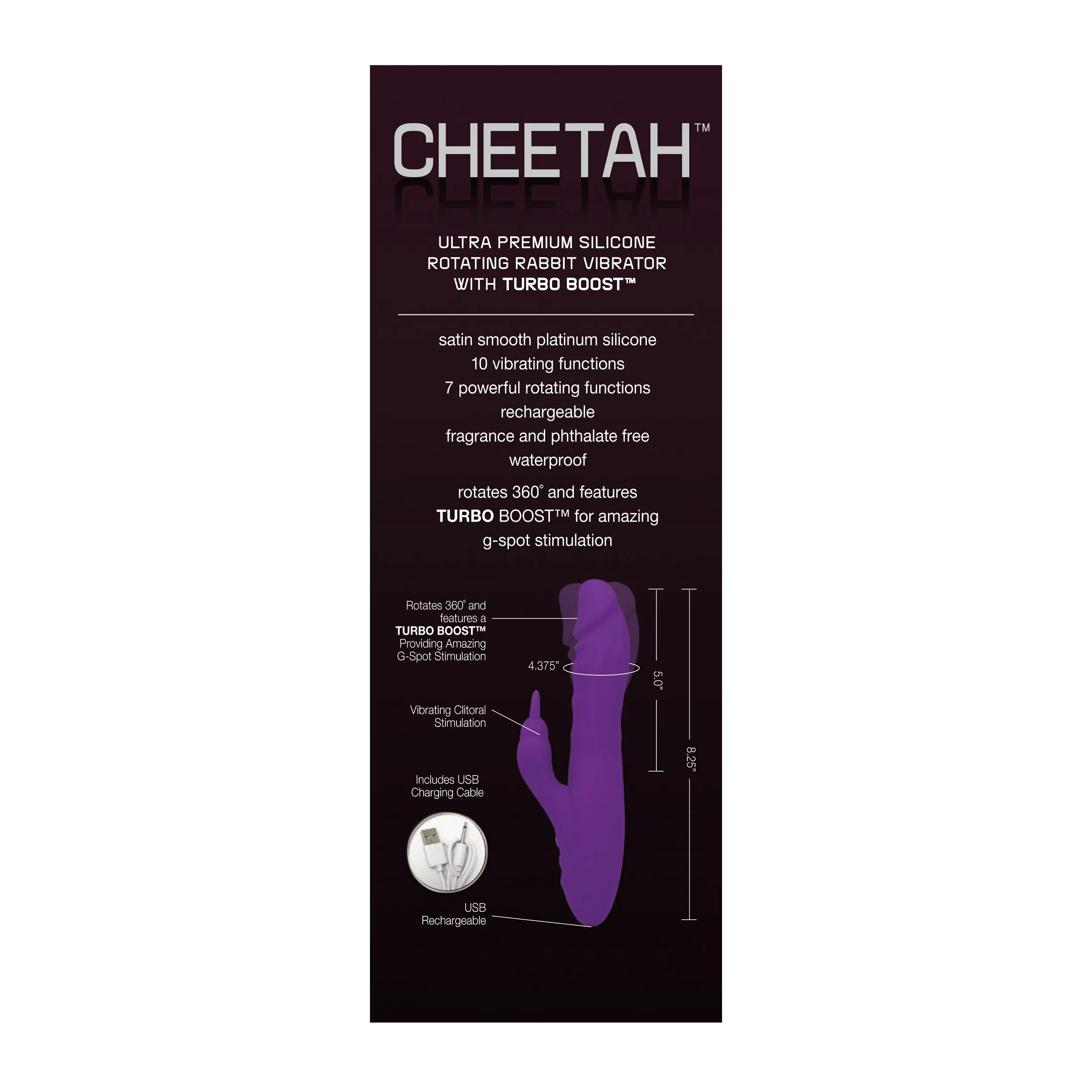The Cheetah Super Rabbit - Purple