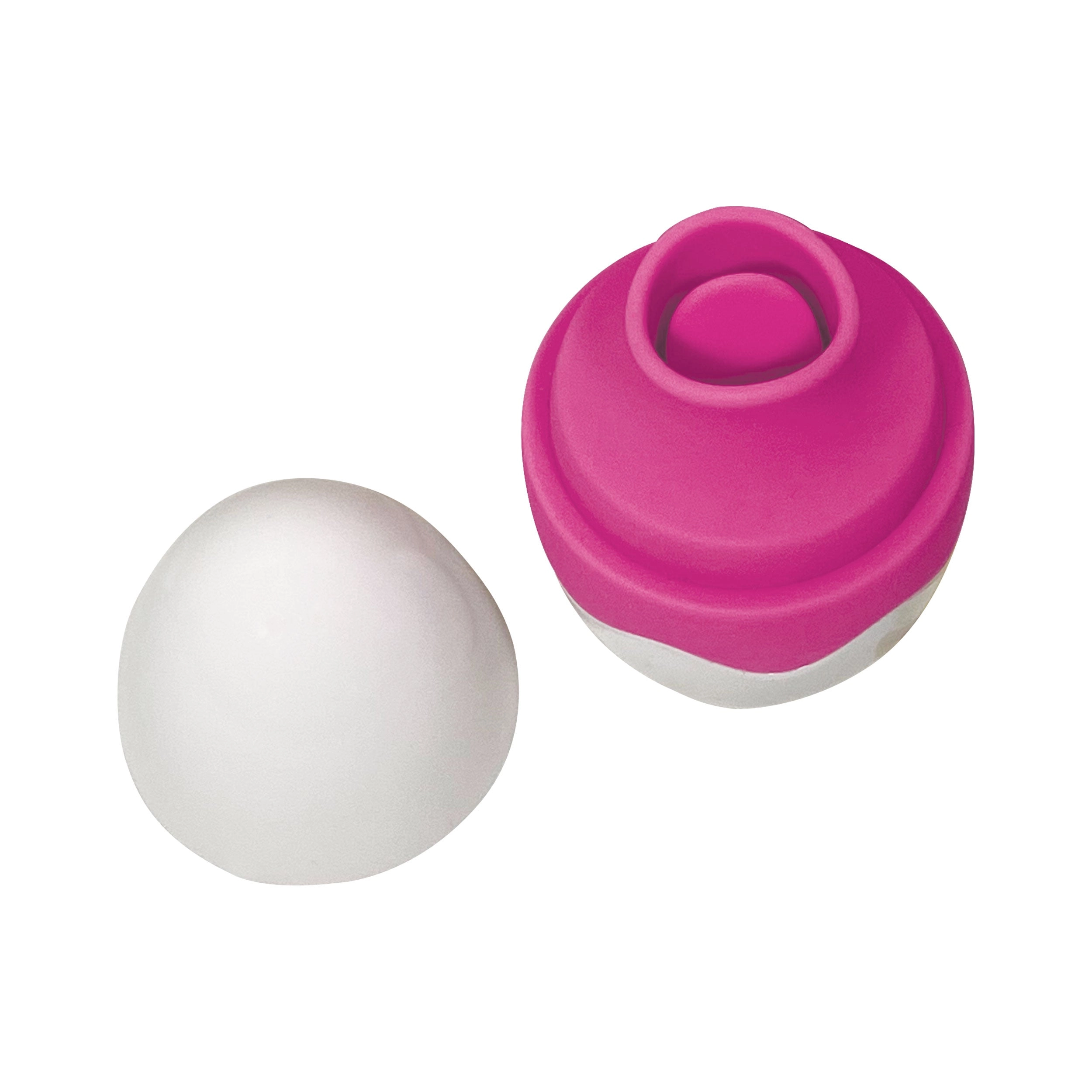 THE LE EGG COLLECTION LICKING CLITORAL STIMULATOR MINI VIBRATOR - PINK