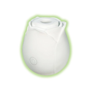 THE LE ROSE COLLECTION EDEN AIR PULSATION CLITORAL VIBRATOR - GLOW-IN-THE-DARK