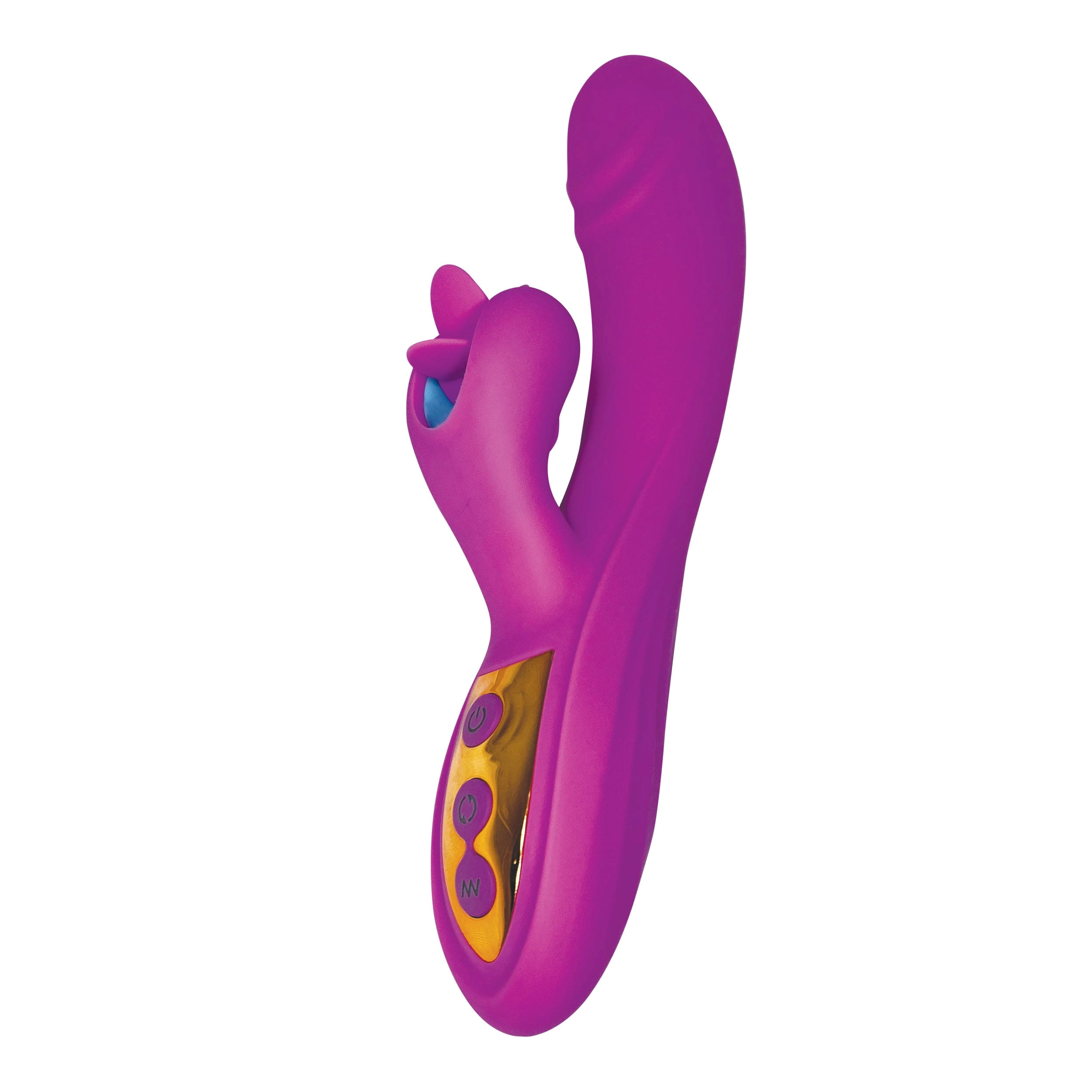 THE LE TWIRL DUAL ACTION VIBRATOR - PURPLE