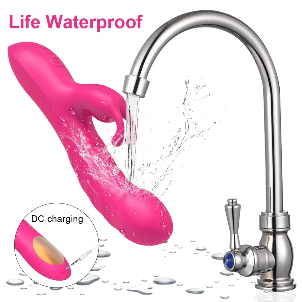 The Rabbit Vibrator Powerful 10 Vibration Modes