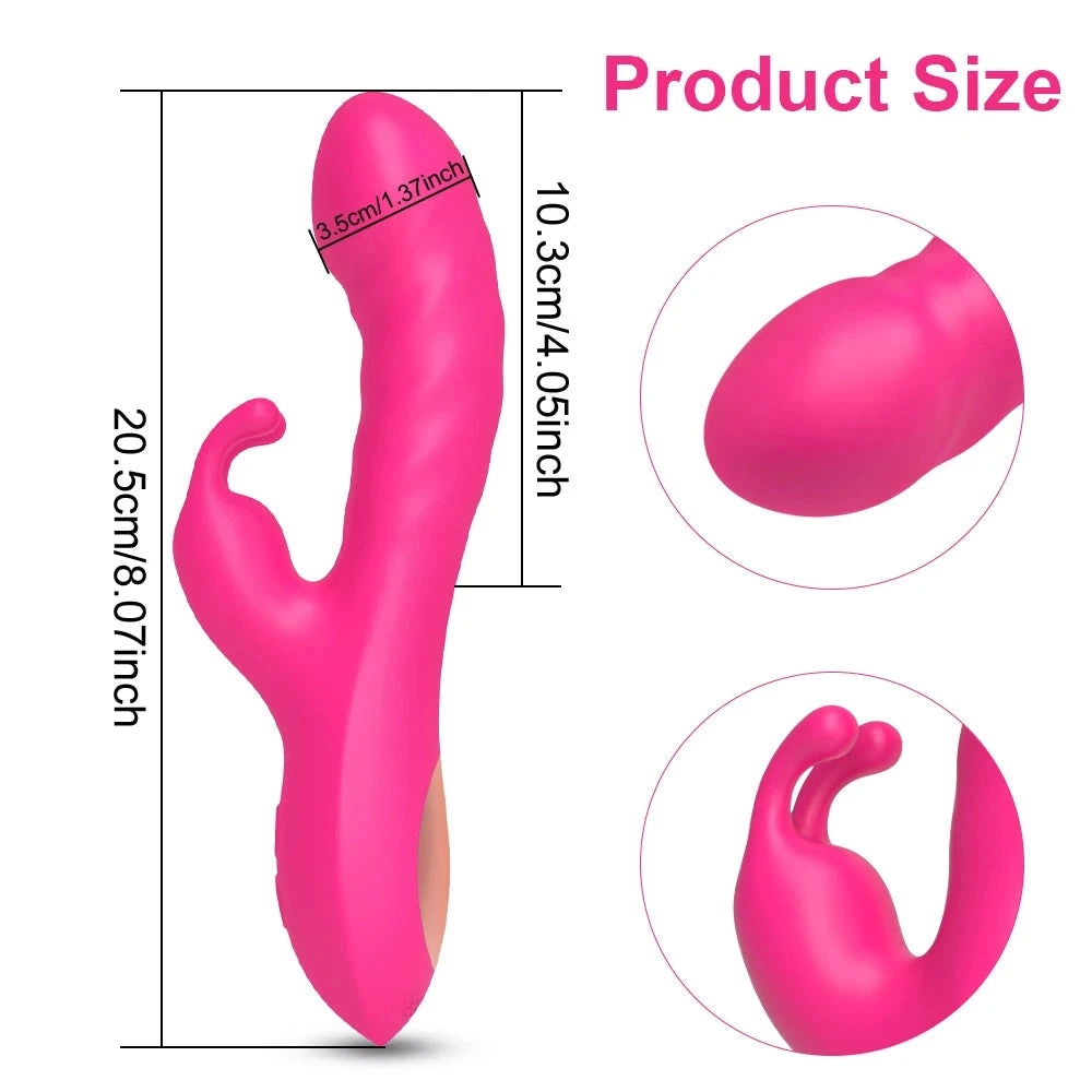 The Rabbit Vibrator Powerful 10 Vibration Modes