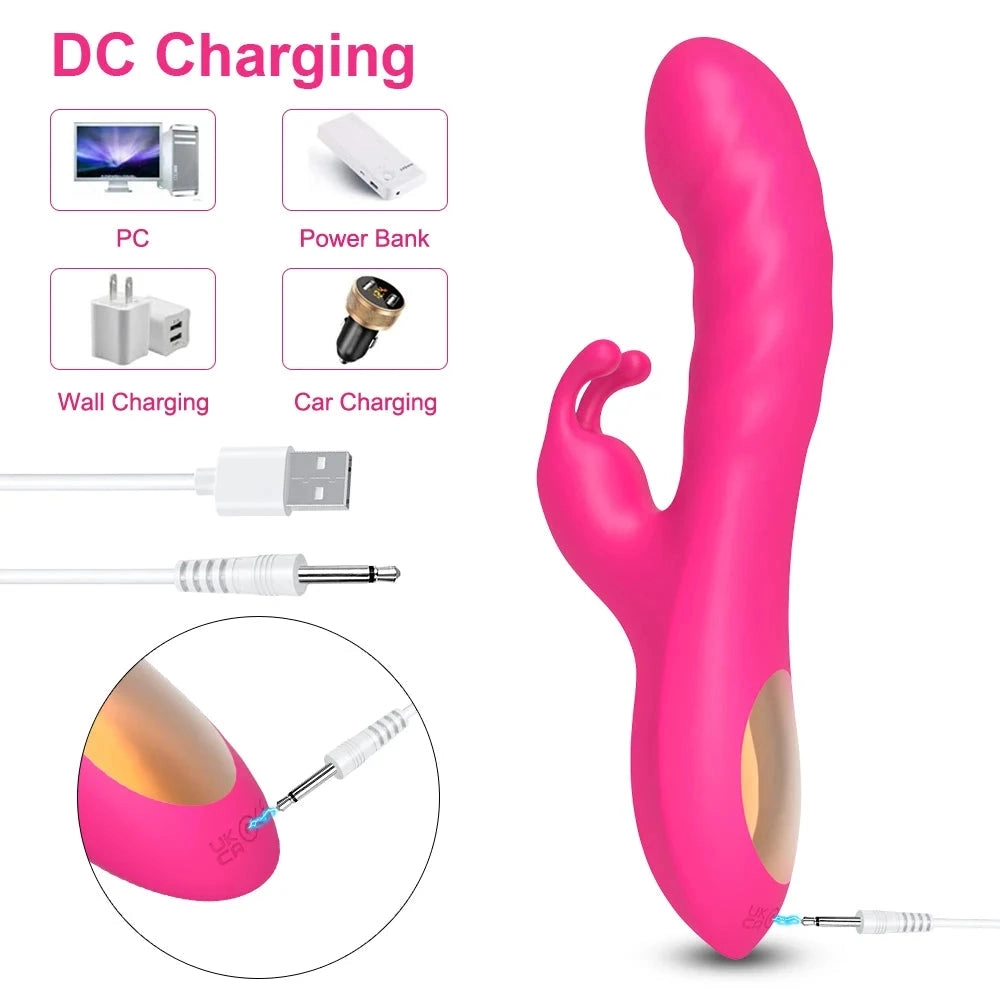 The Rabbit Vibrator Powerful 10 Vibration Modes