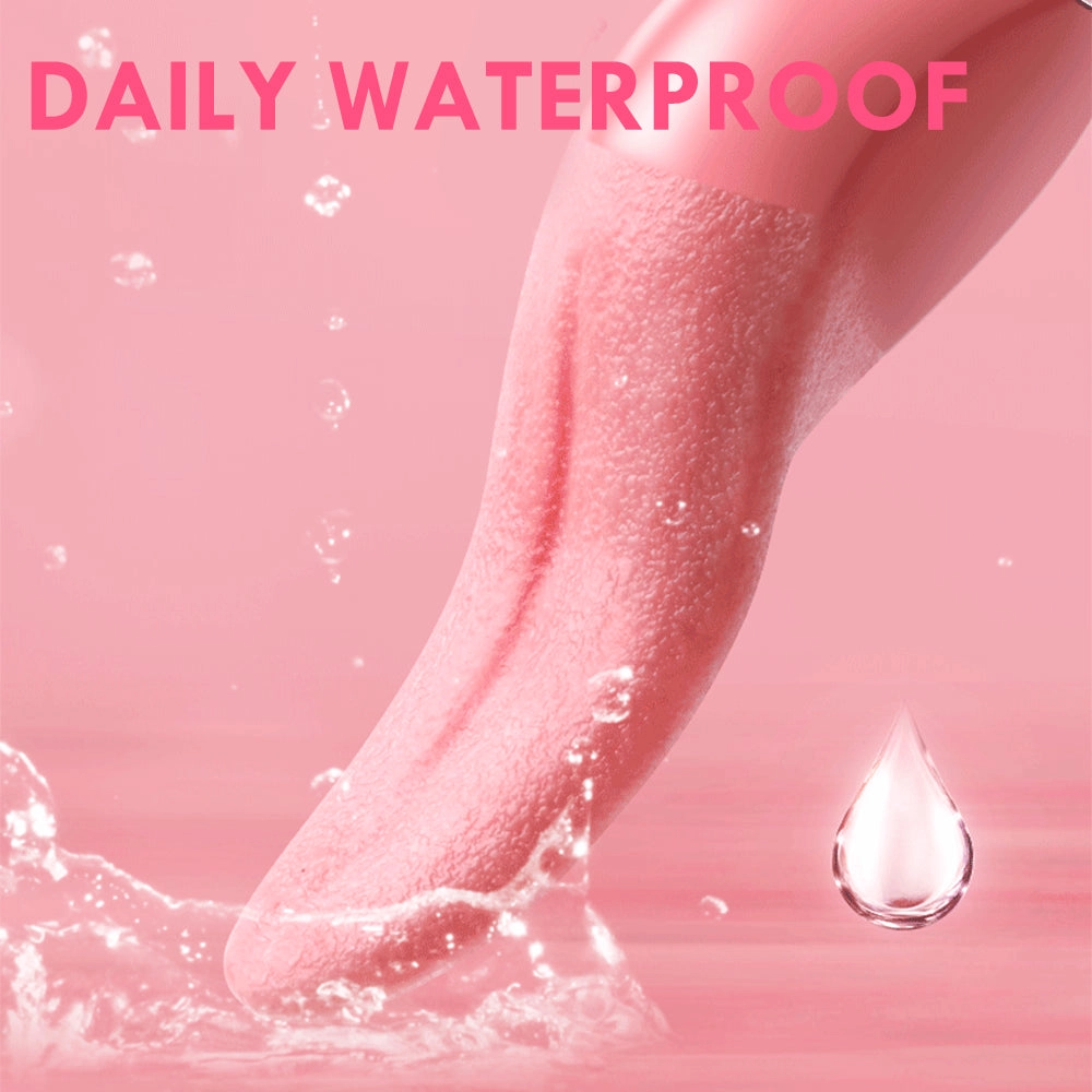 Tongue Licking Vibrator for Women G spot Clitoral Stimulator Mini Clit Sex Toys Rechargeable Nipple Female Masturbator