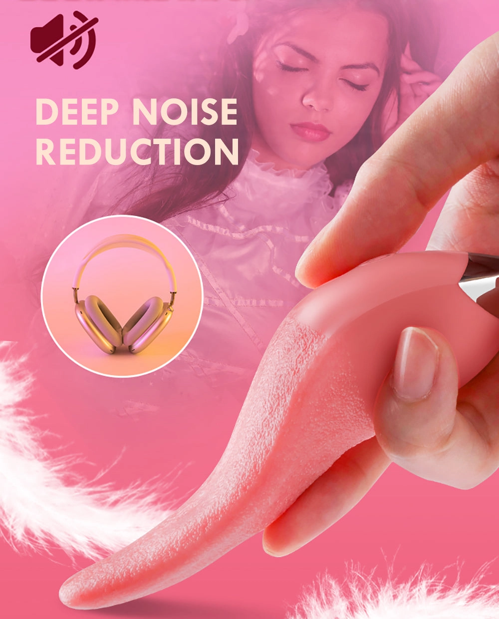 Tongue Licking Vibrator for Women G spot Clitoral Stimulator Mini Clit Sex Toys Rechargeable Nipple Female Masturbator