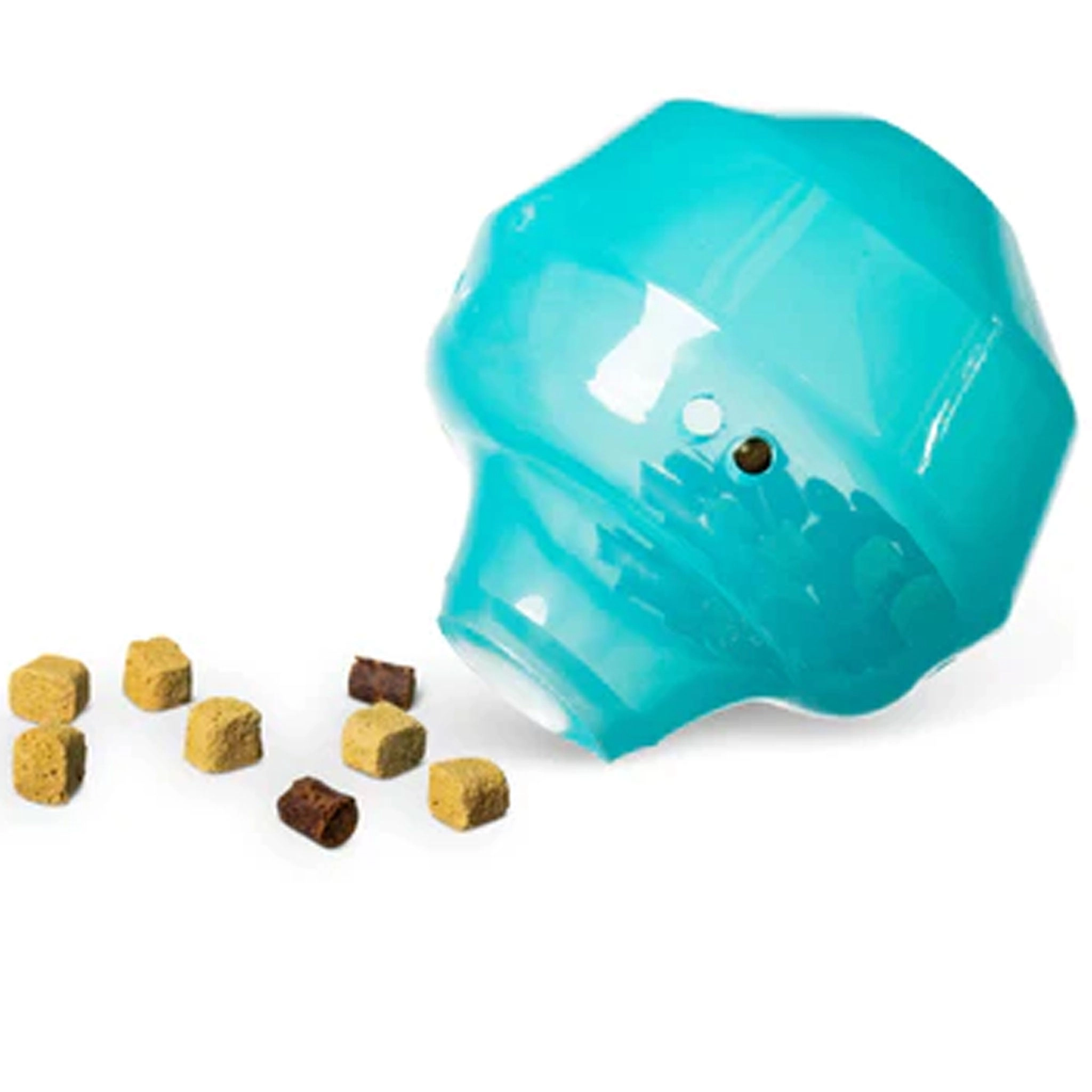 Totally Pooched Stuff'n Wobble Ball Teal Dog Toys