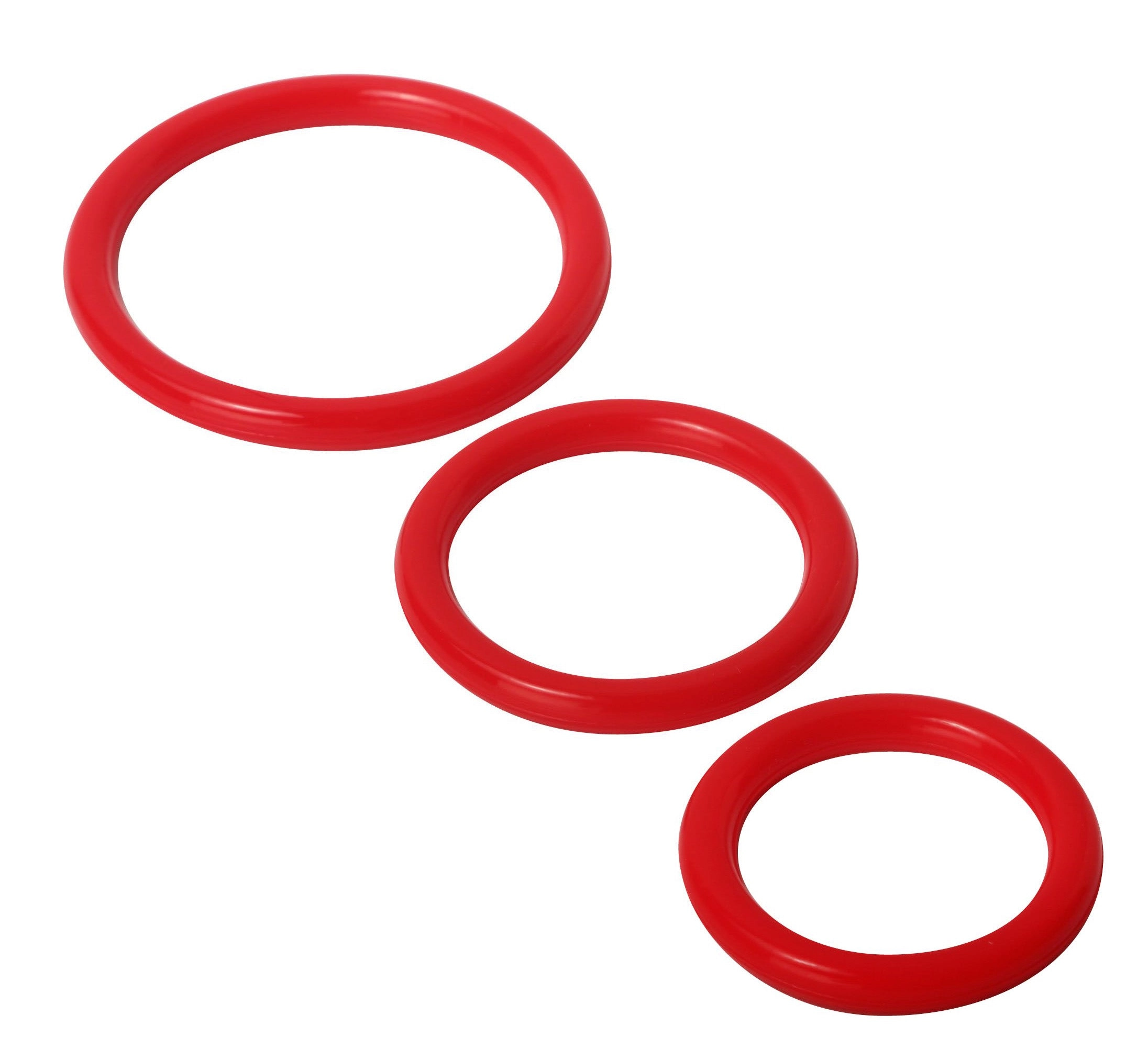 Trinity Fun Silicone Cock Rings Set - 3 Sizes for Ultimate Comfort and Excitement