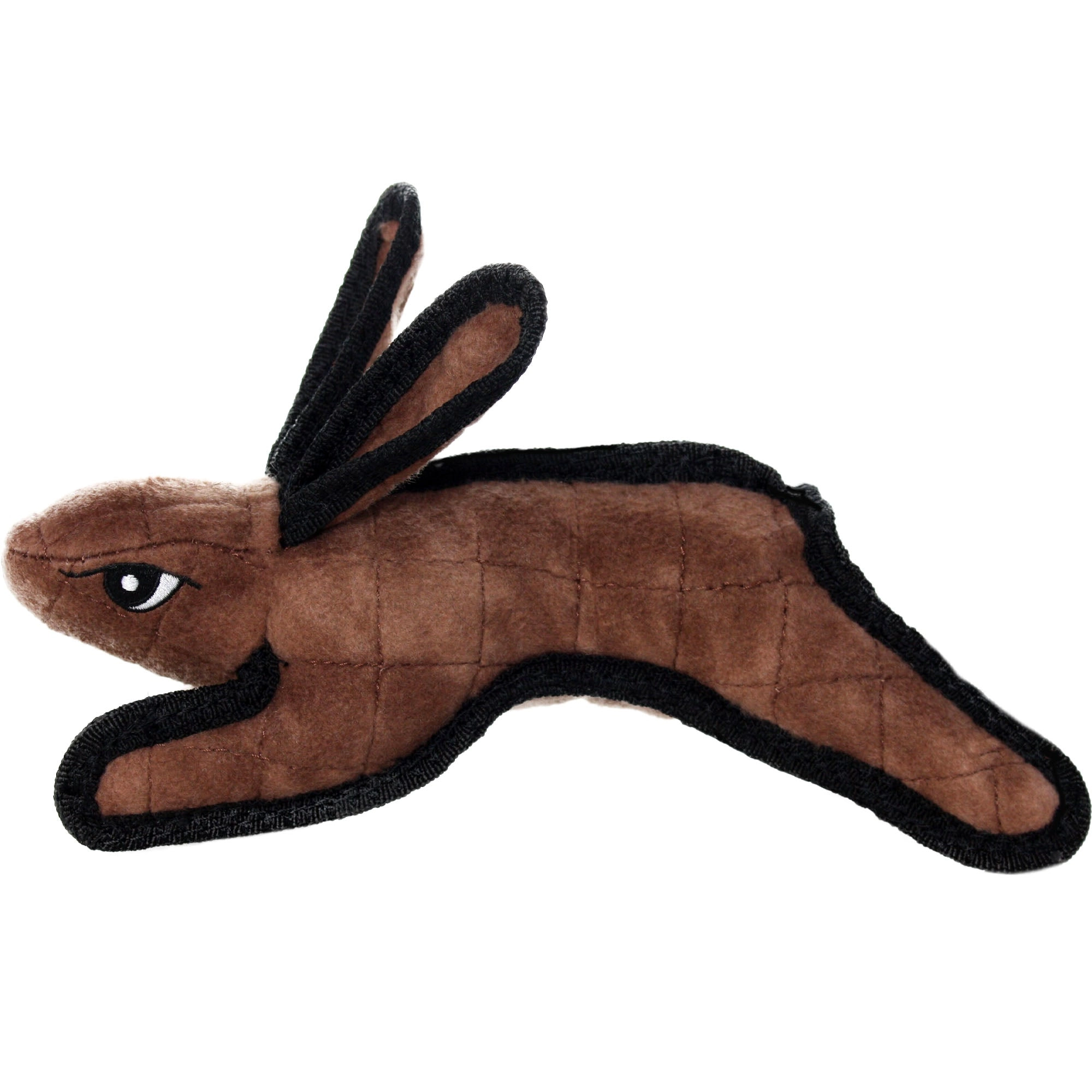 Tuffy Jr Barnyard Rabbit Brown, Dog Toy