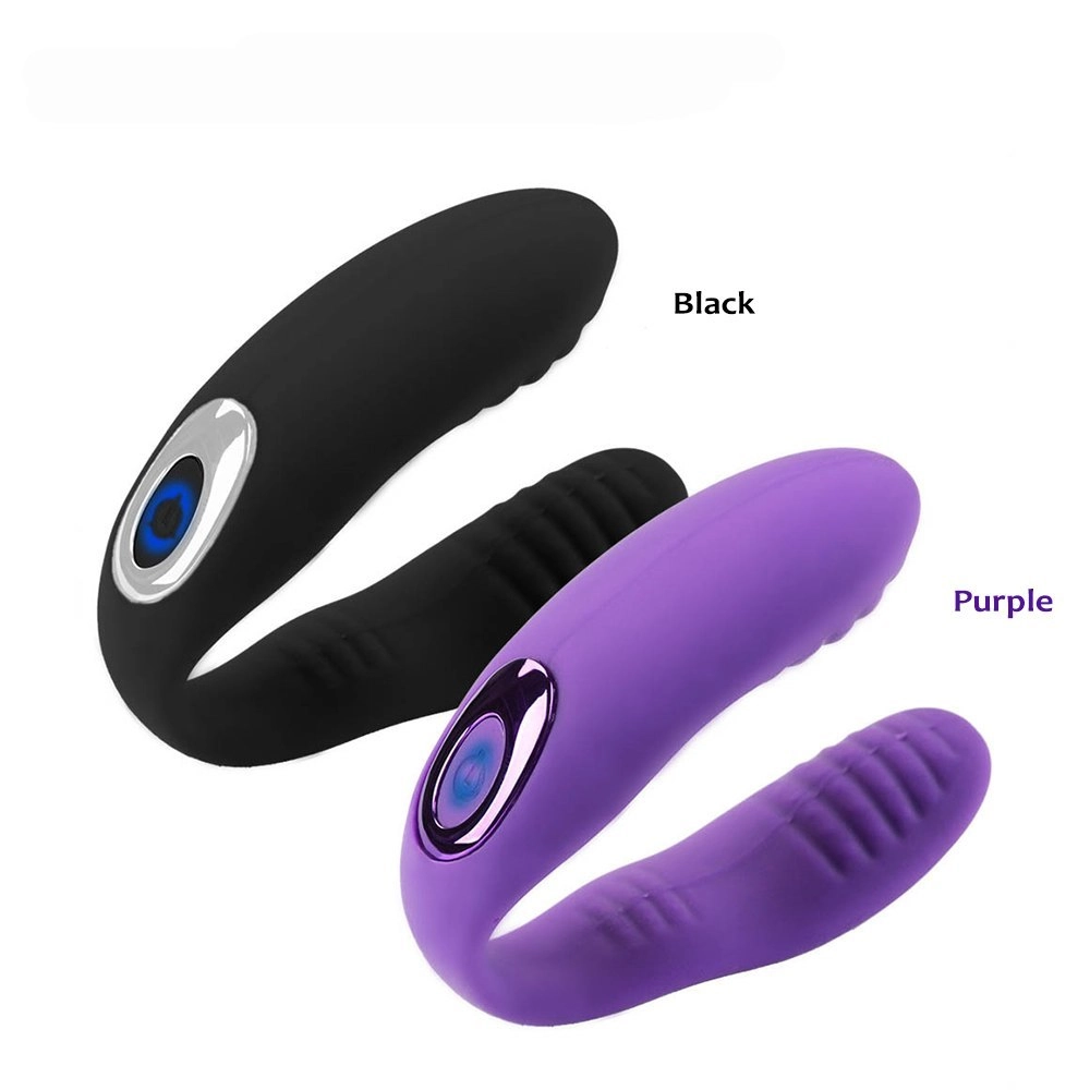 U Shape Vibrator G-spot Vaginal & Anal Vibrator Clitoris Stimulation Vibrating Dildo Orgasm for Women Masturbation
