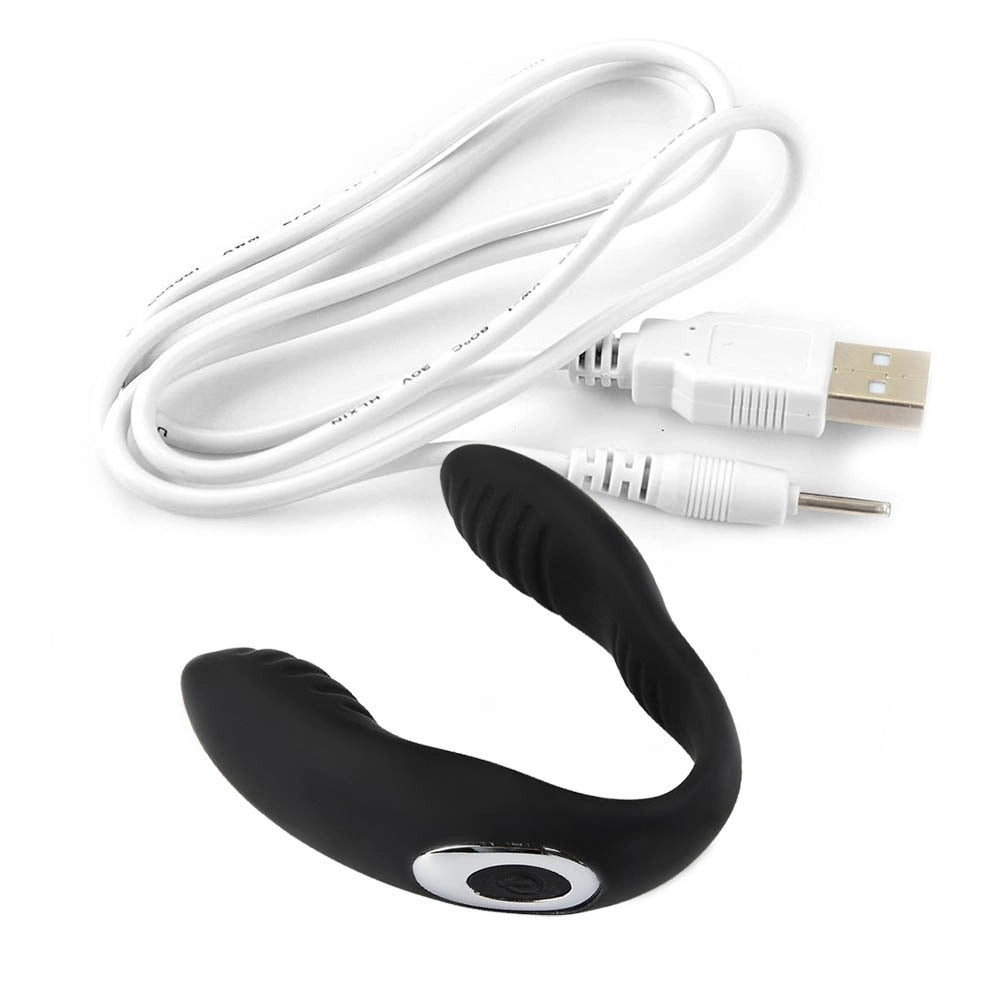 U Shape Vibrator G-spot Vaginal & Anal Vibrator Clitoris Stimulation Vibrating Dildo Orgasm for Women Masturbation