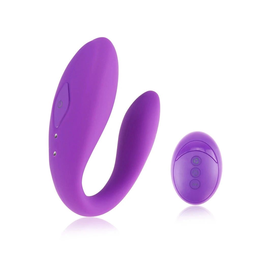 U Shaped Vibrator Dual Motor Wireless Remote Control