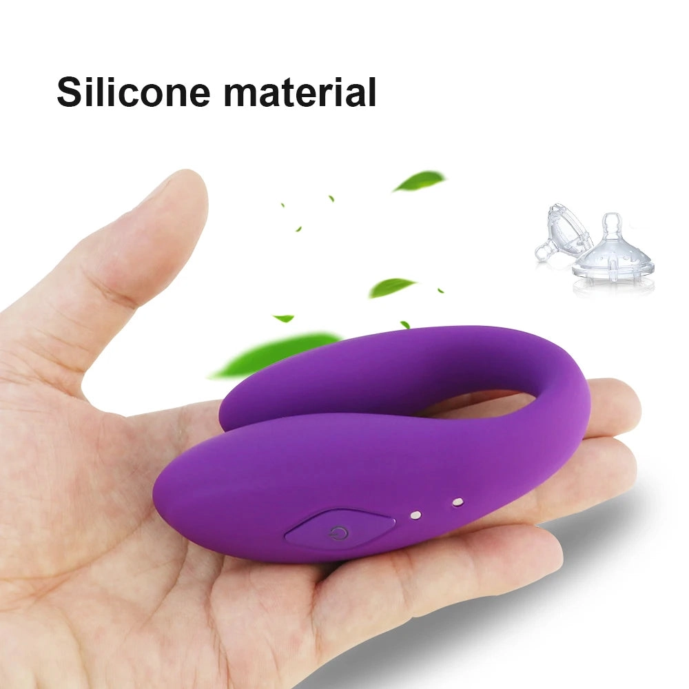 U Shaped Vibrator Dual Motor Wireless Remote Control
