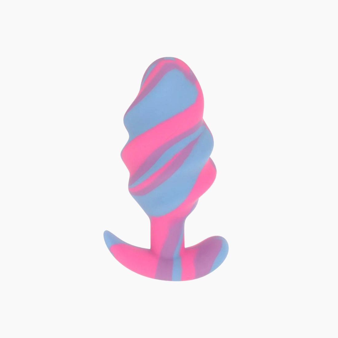 Unicorn Swirl Silicone Butt Plug