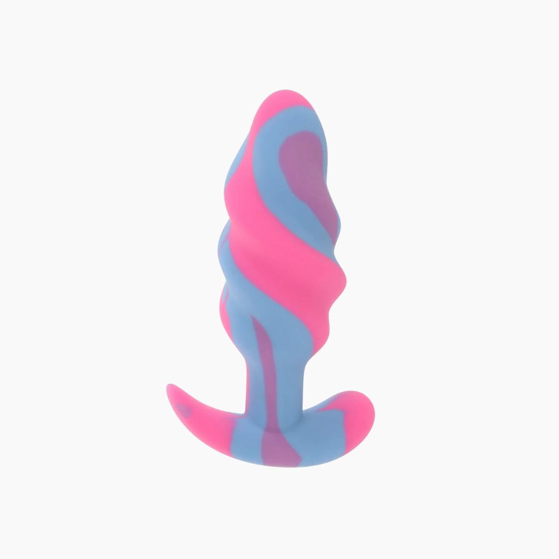 Unicorn Swirl Silicone Butt Plug