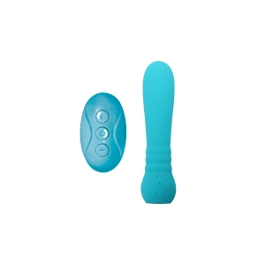 Vibense Bullet Vibrator with Remote Control - Teal