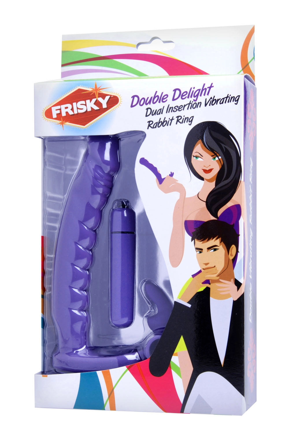 Vibrating Rabbit Ring for Couples - Dual Delight Fun