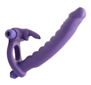 Vibrating Rabbit Ring for Couples - Dual Delight Fun
