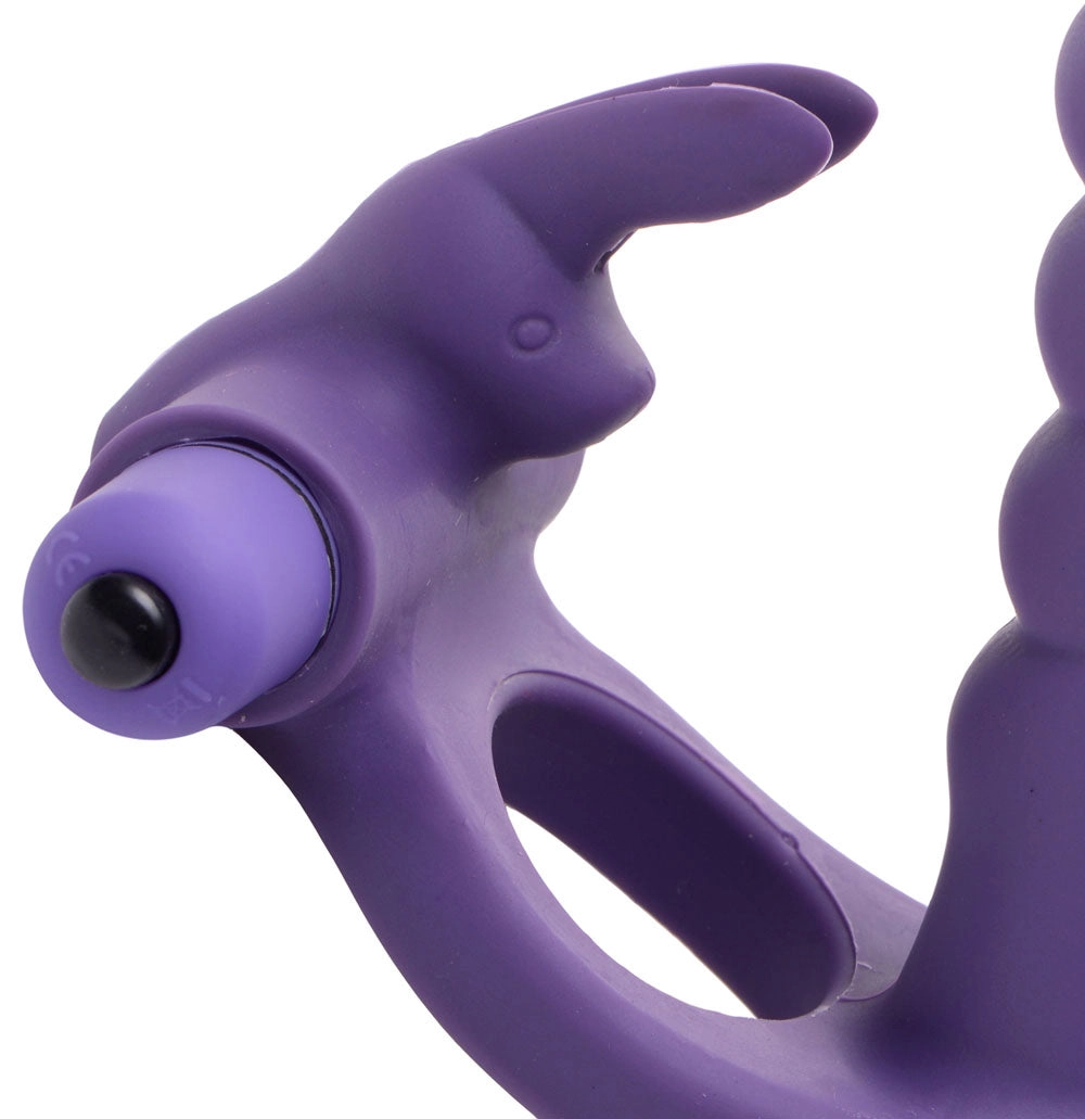 Vibrating Rabbit Ring for Couples - Dual Delight Fun