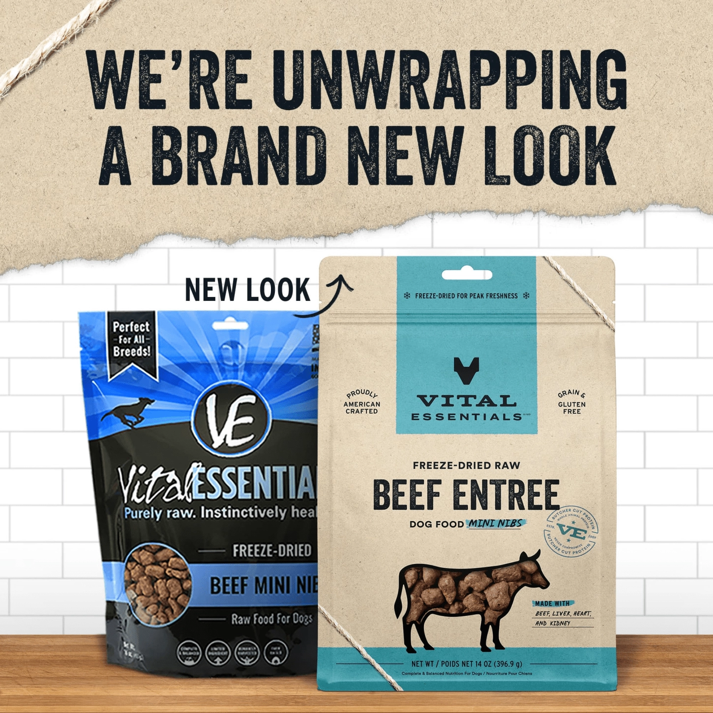Vital Essentials Beef Entree Mini Nibs Freeze-Dried Raw Dog Food