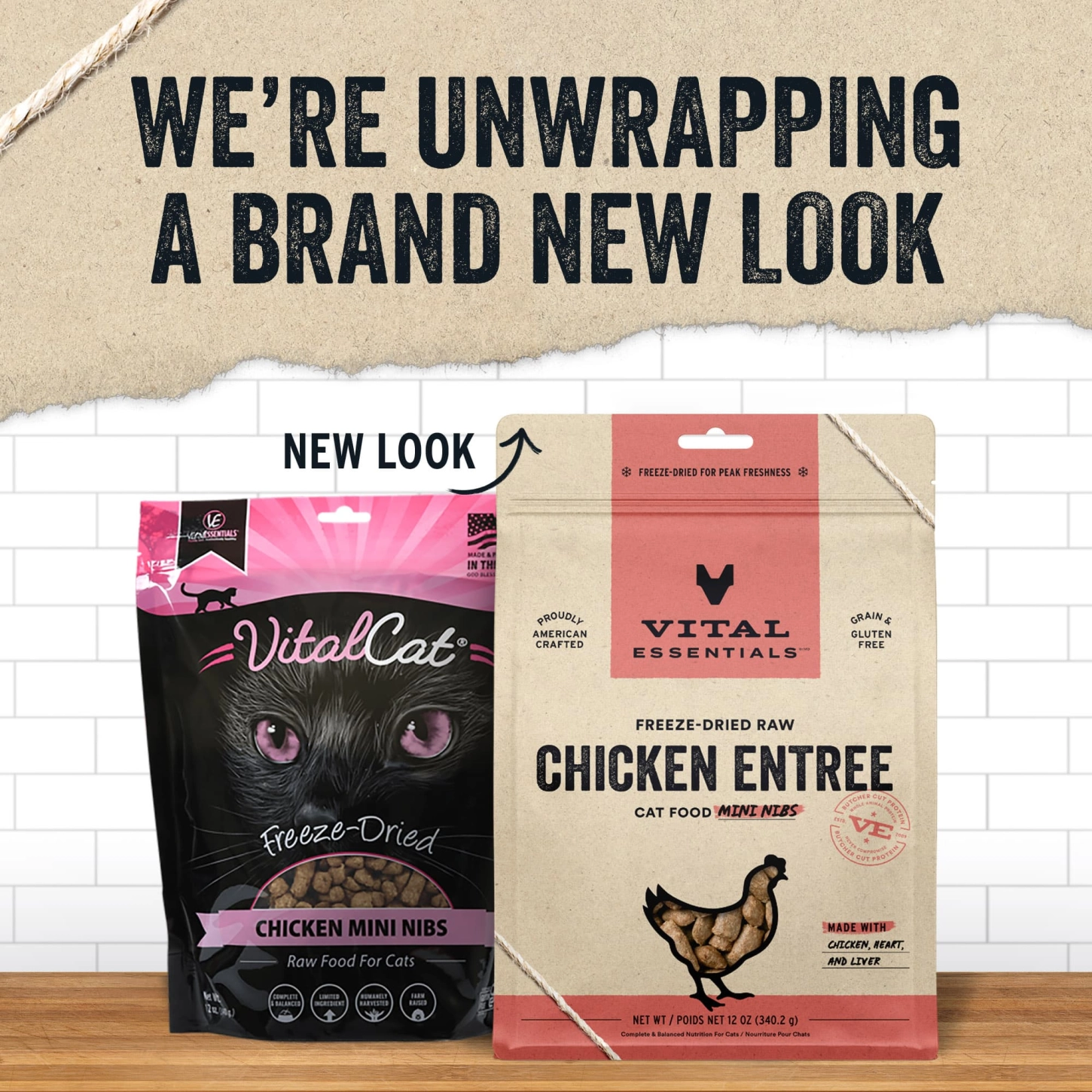 Vital Essentials Chicken Entree Mini Nibs Freeze-Dried Raw Cat Food